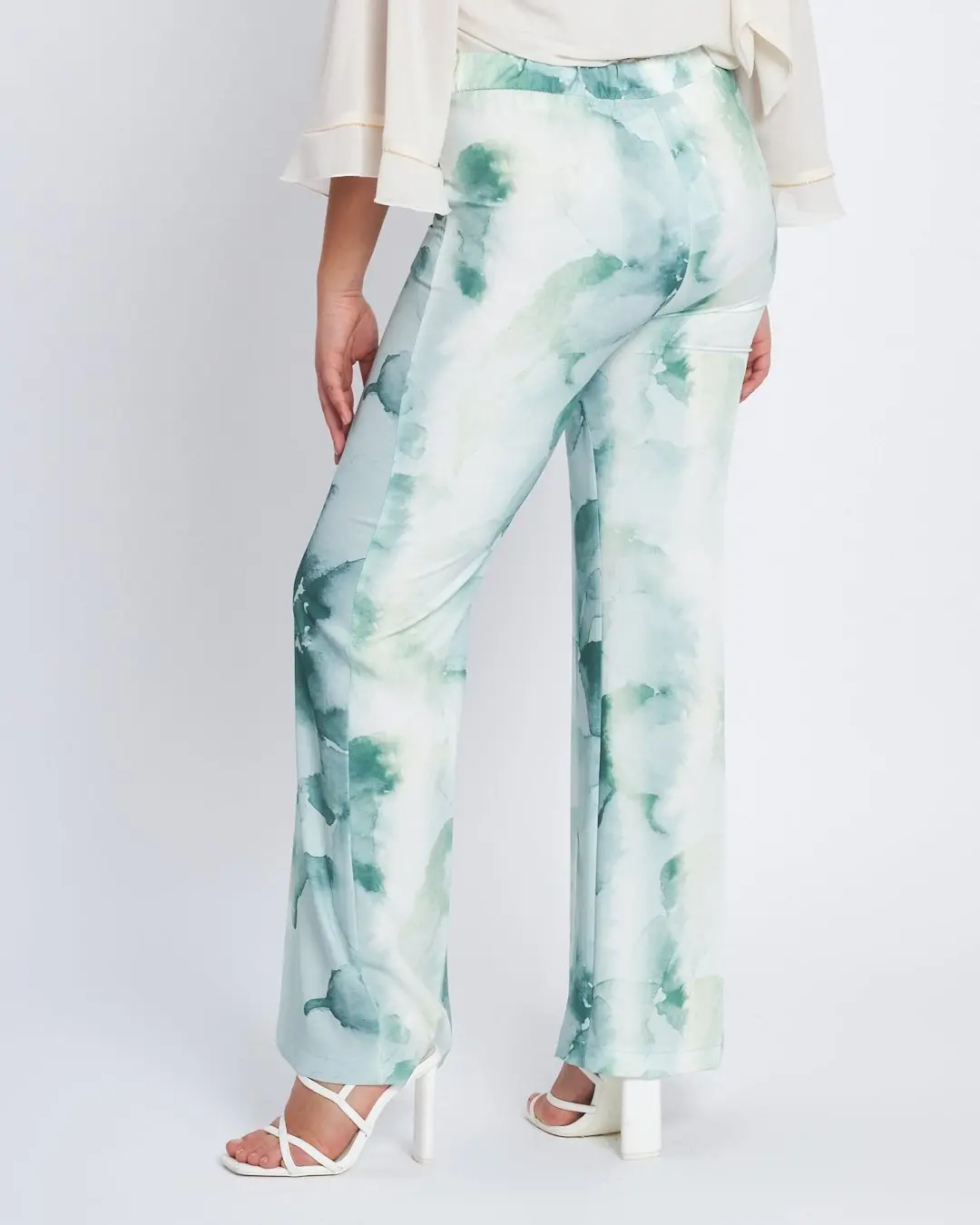 Pantaloni flare a fantasia ALOE - Image 3