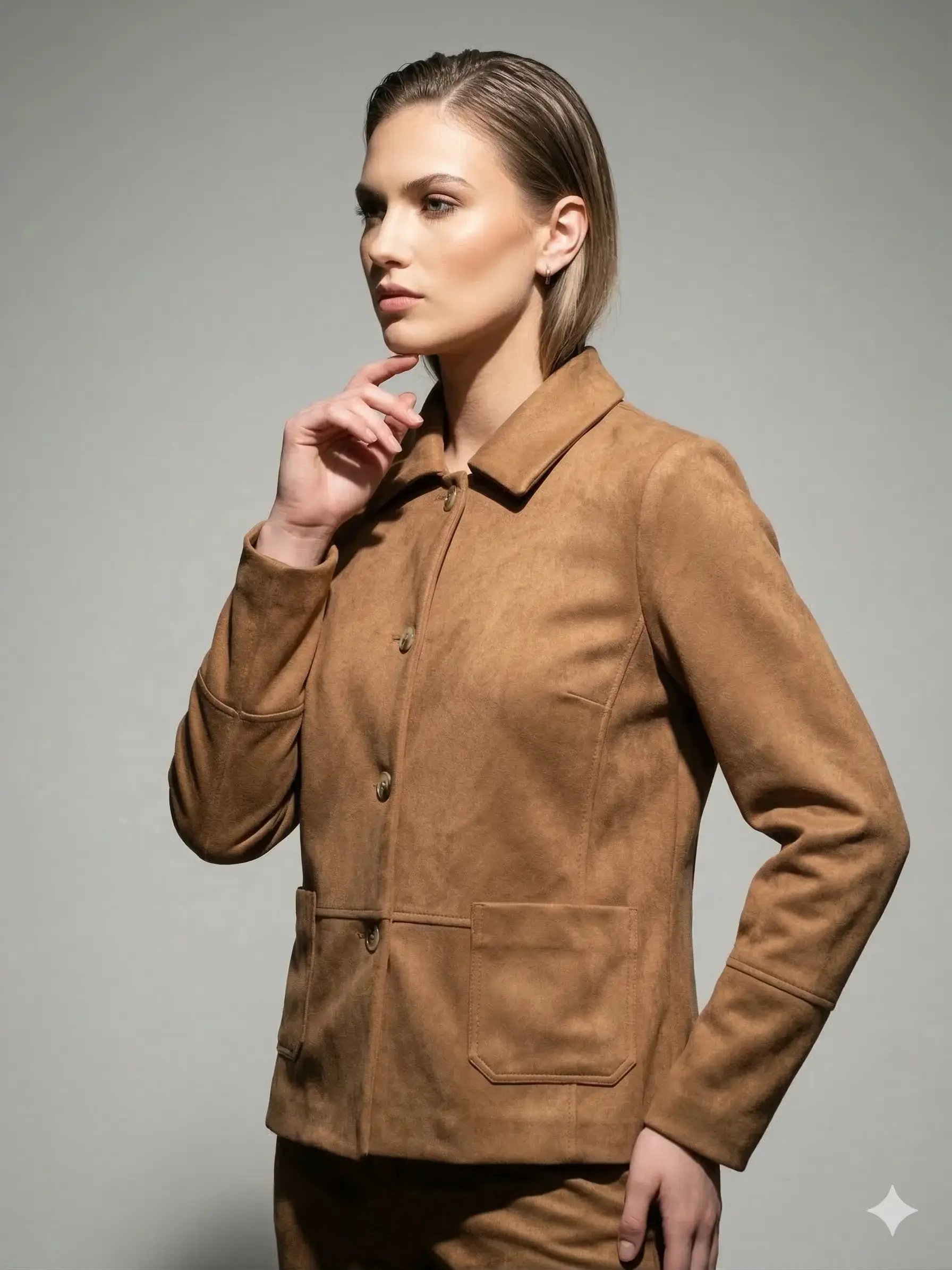 Bart jacket in suede - Image 4