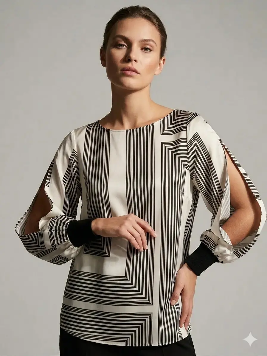 Blusa geometrica - Image 3
