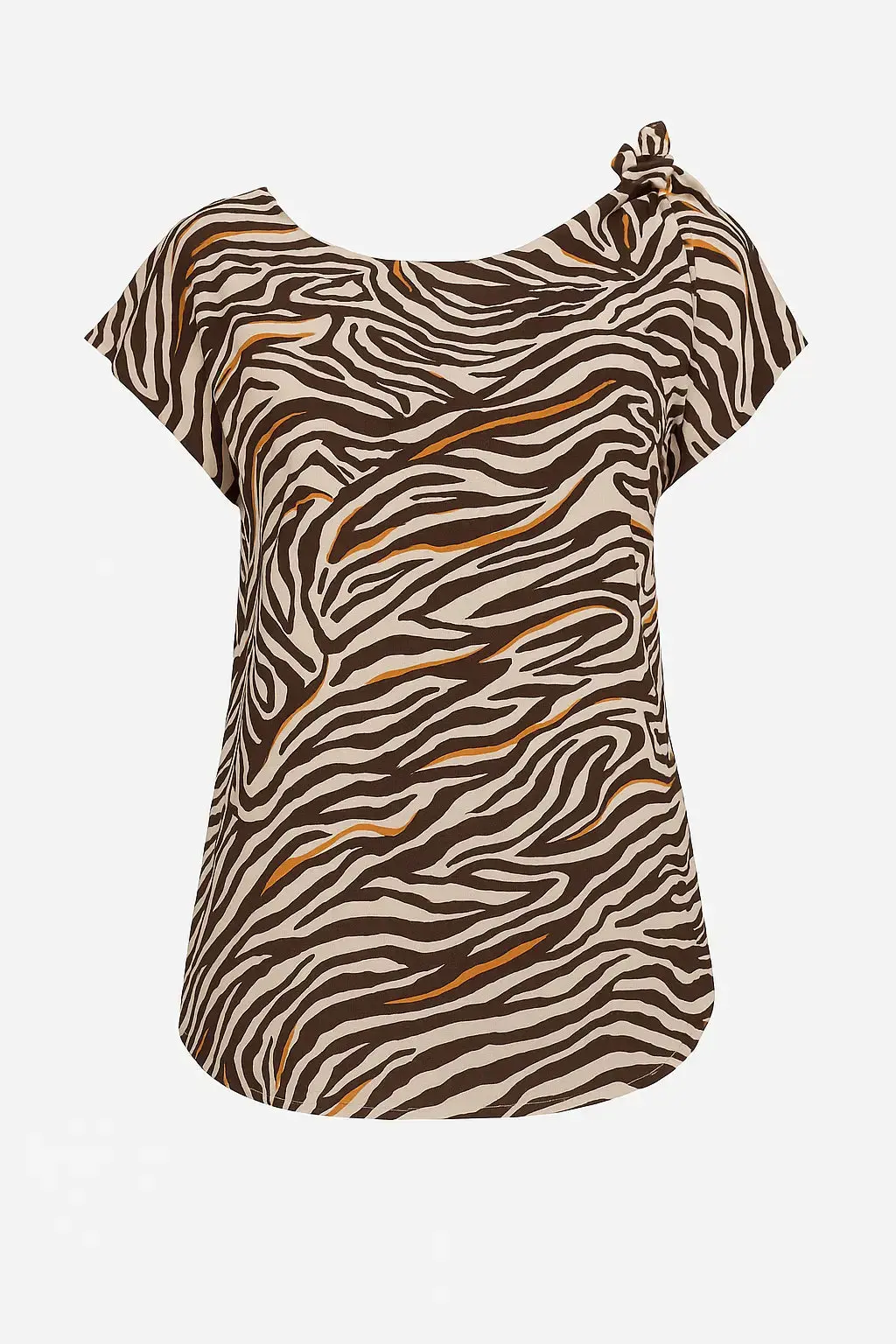 Blusa stampata con fiocco FANTASIA