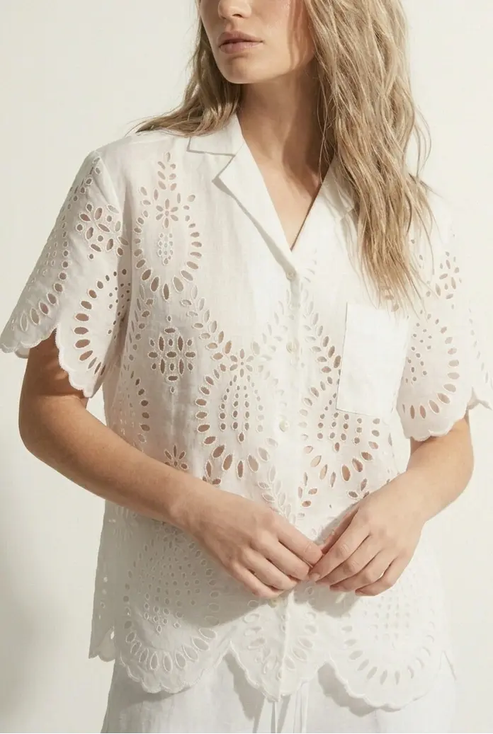 Camicia in Pizzo Sangallo - Image 2