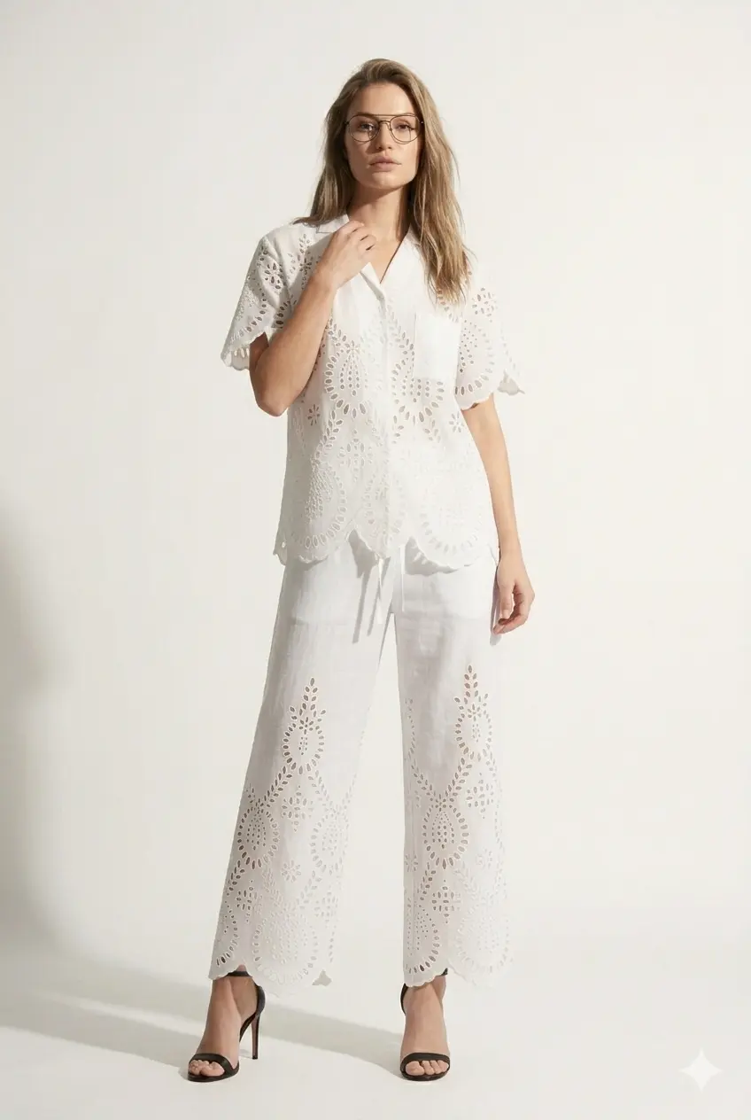 Camicia in Pizzo Sangallo - Image 5