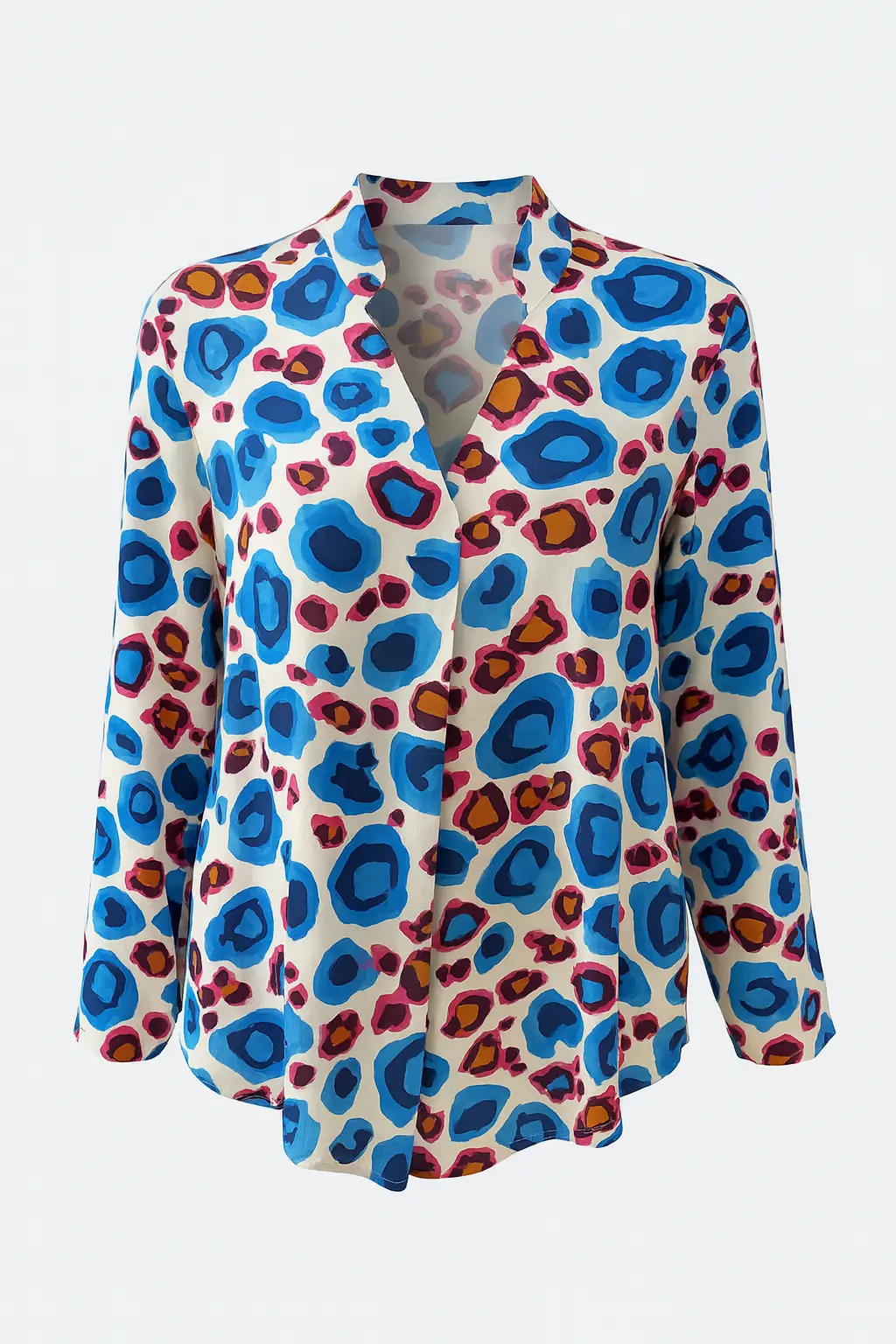 Camicia in viscosa stampata all over - Image 8