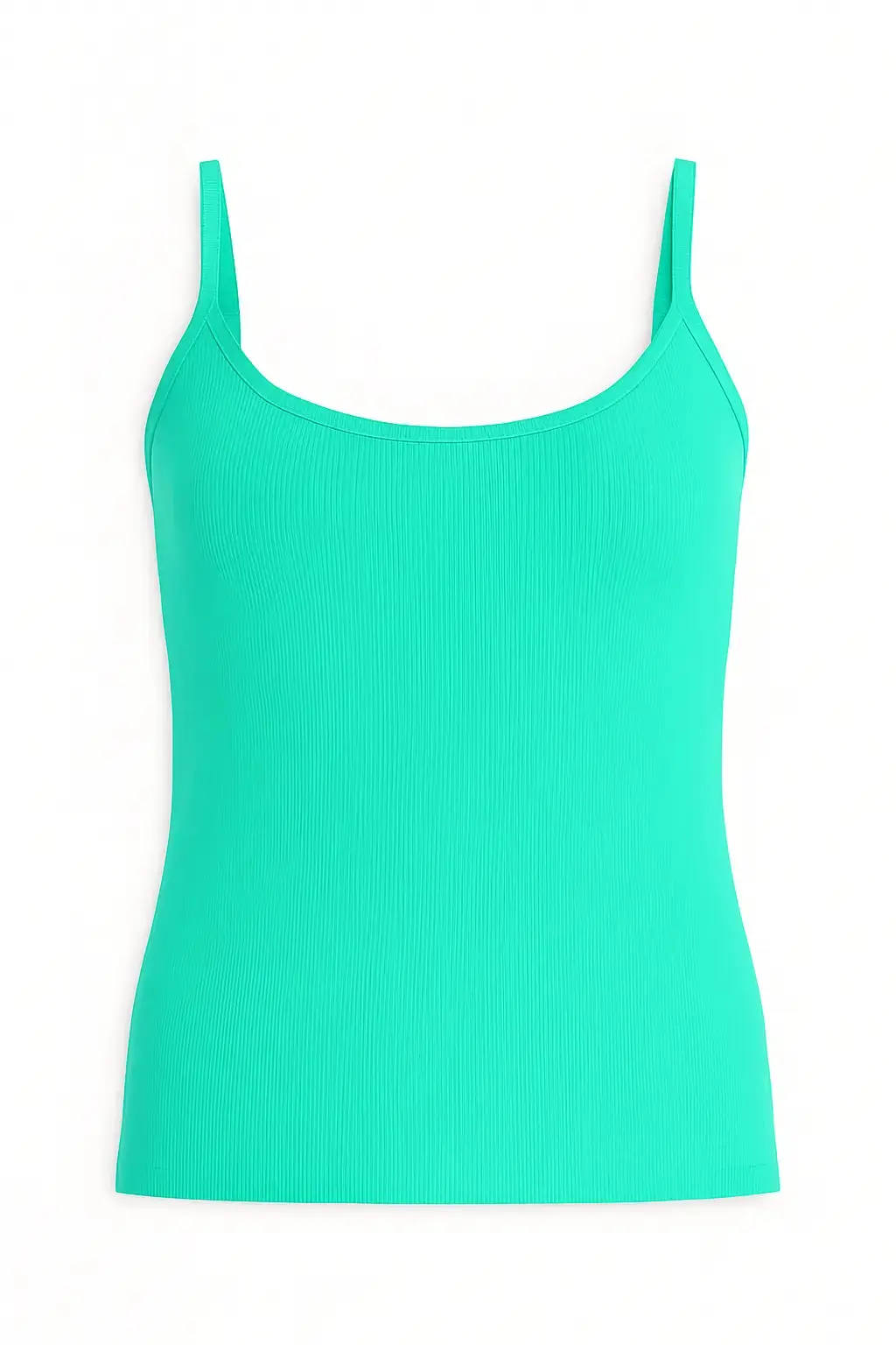 Canotta slim fit a bretelline in costina - Image 6