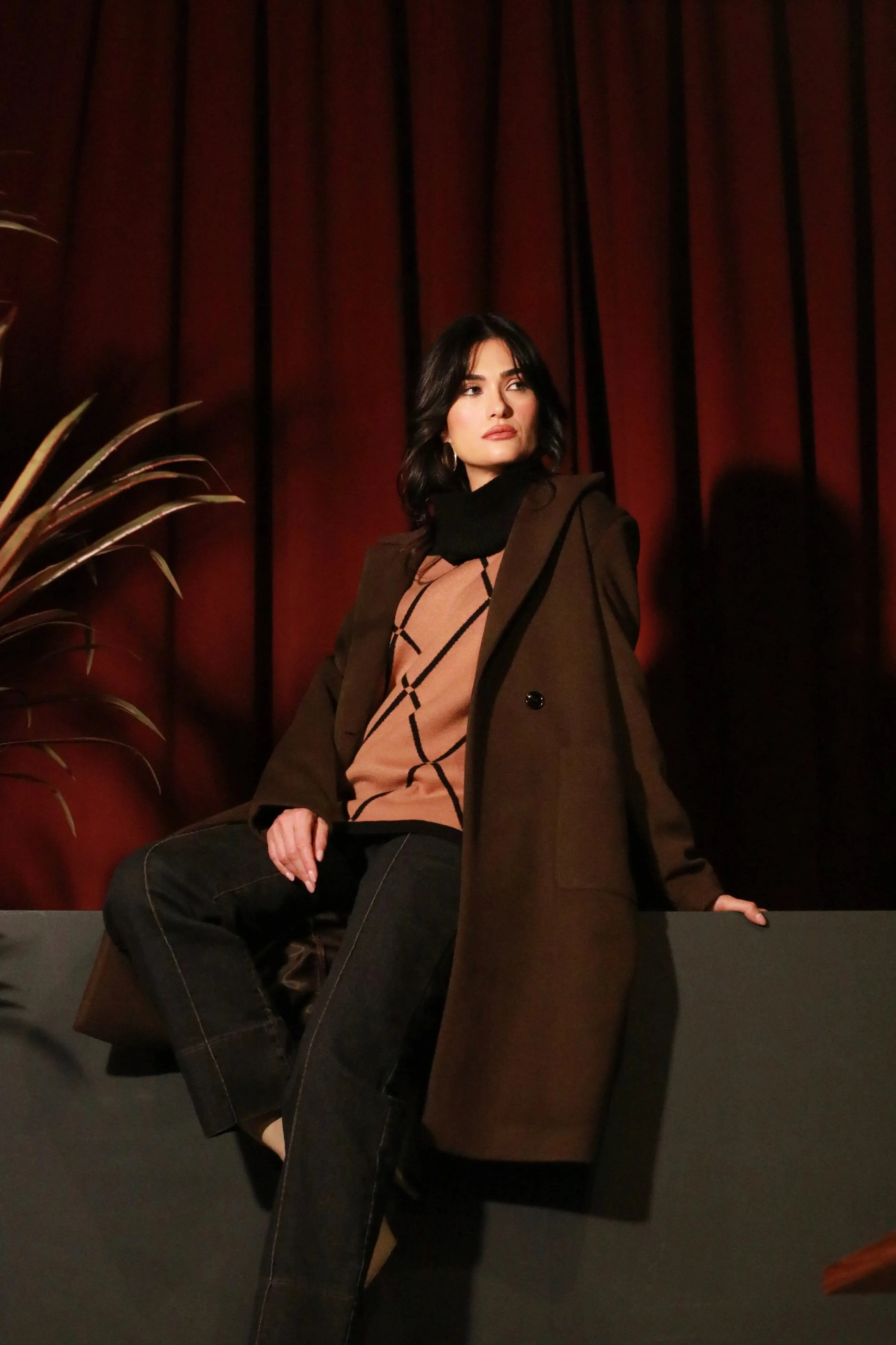 Cappotto lungo con tasche - Image 2