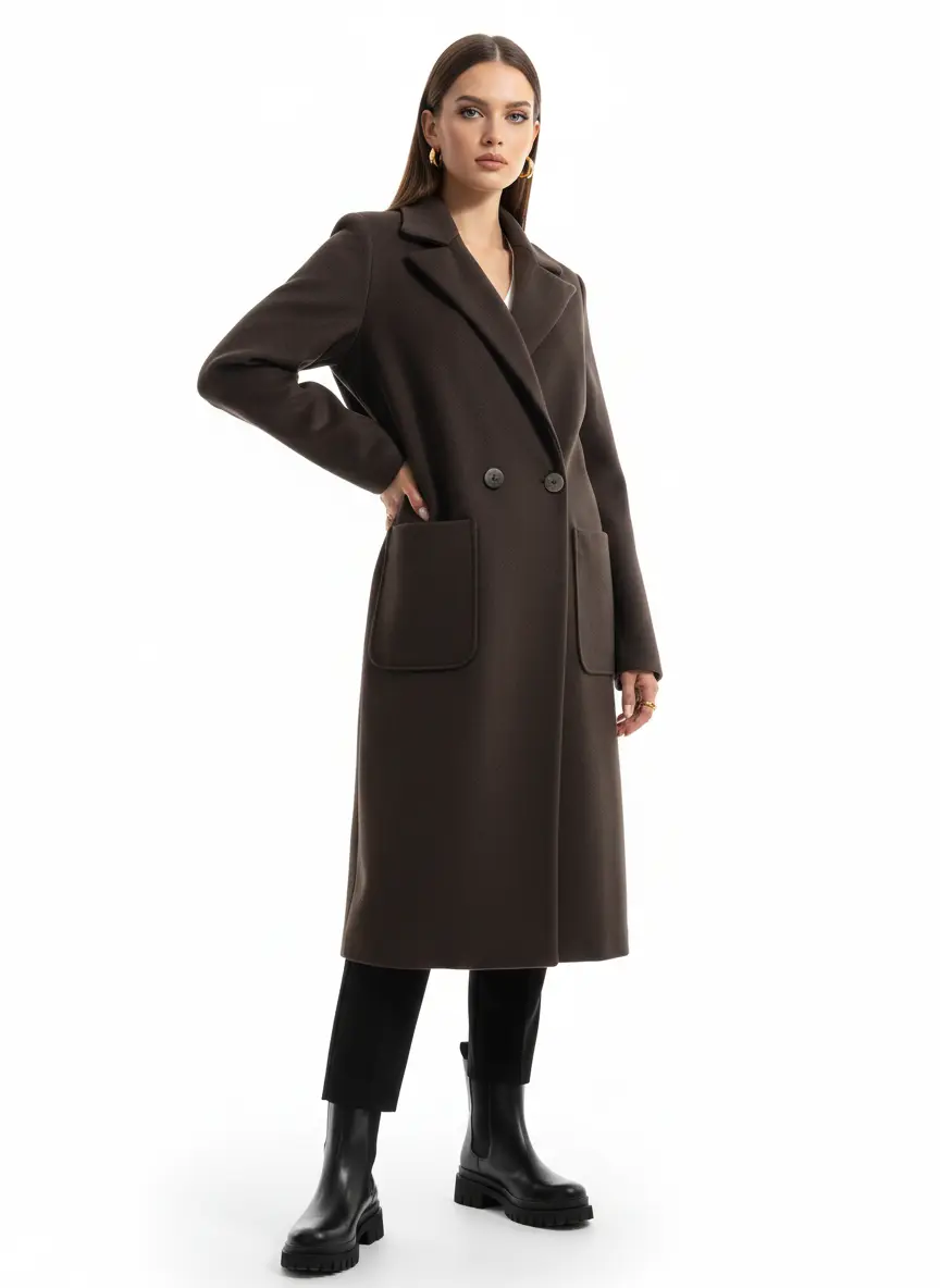 Cappotto lungo con tasche - Image 6