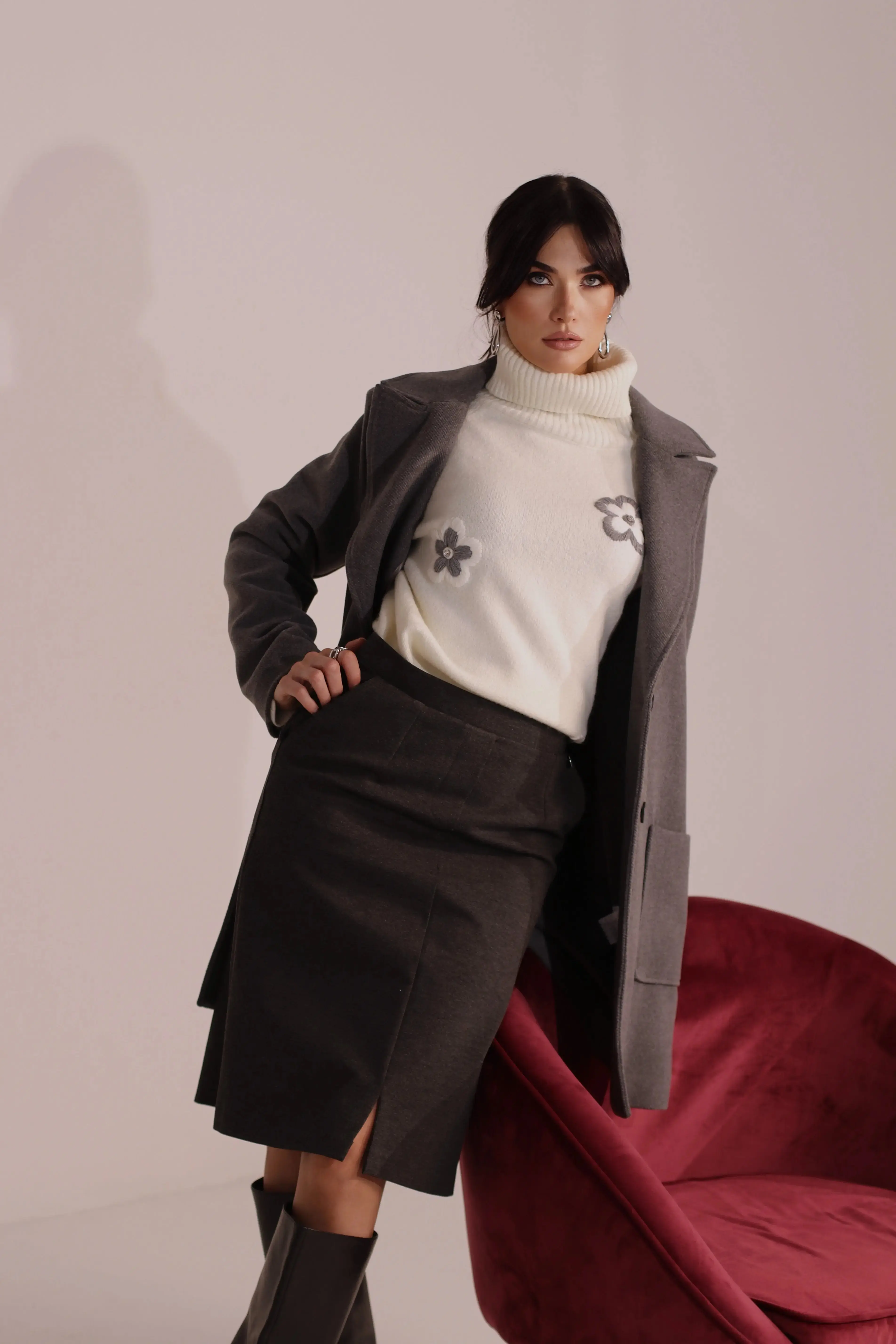 Cappotto monopetto 3/4 - Image 5