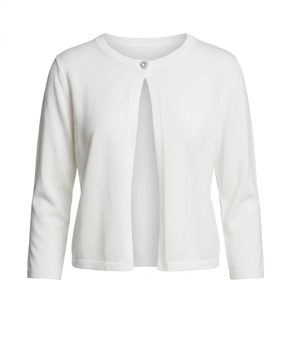 Cardigan con bottone gioiello - Image 2