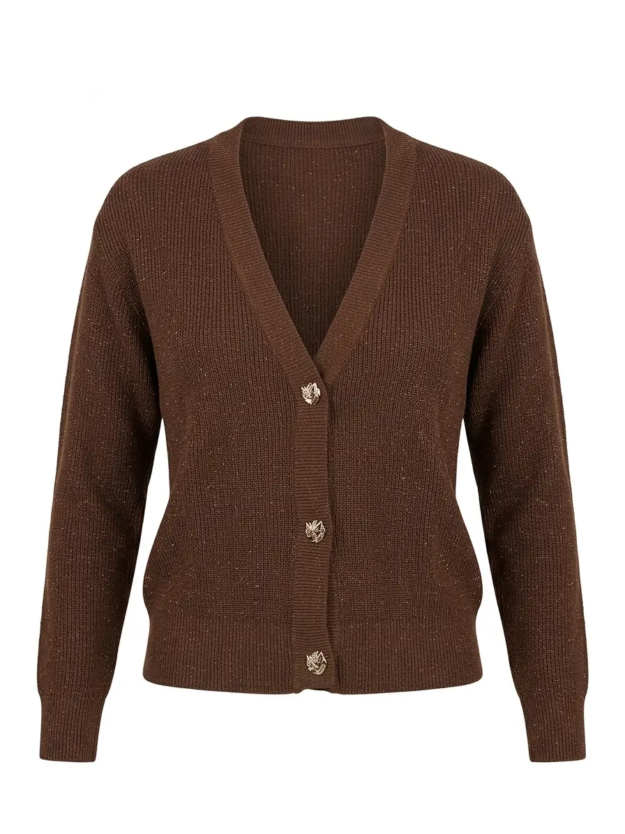 Cardigan scollo a V