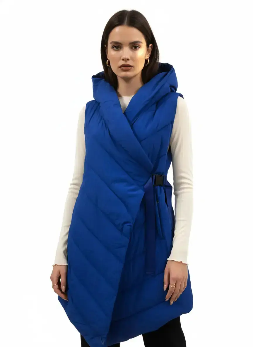 Gilet imbottito con cappuccio - Image 6