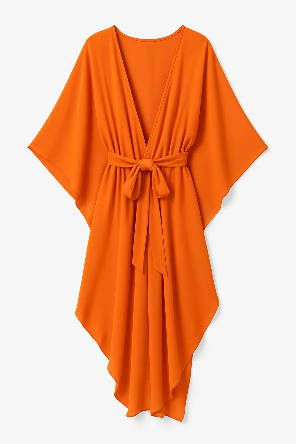 Kimono copricostume asimmetrico con fusciacca - Image 5