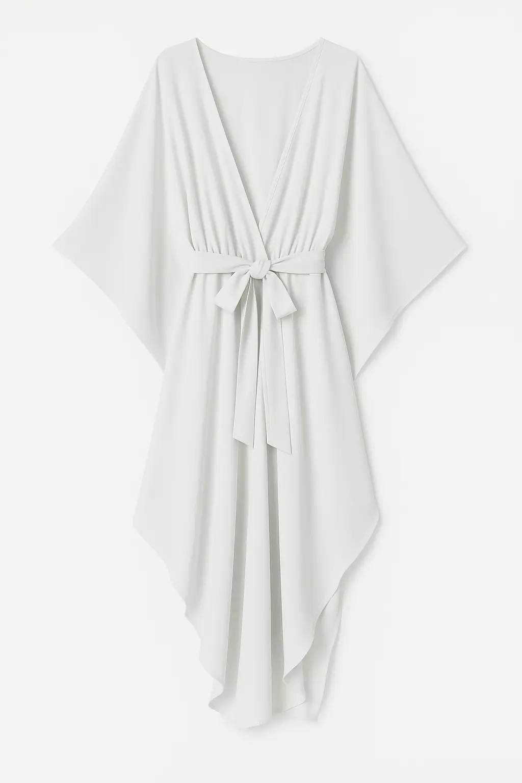 Kimono copricostume asimmetrico con fusciacca - Image 8