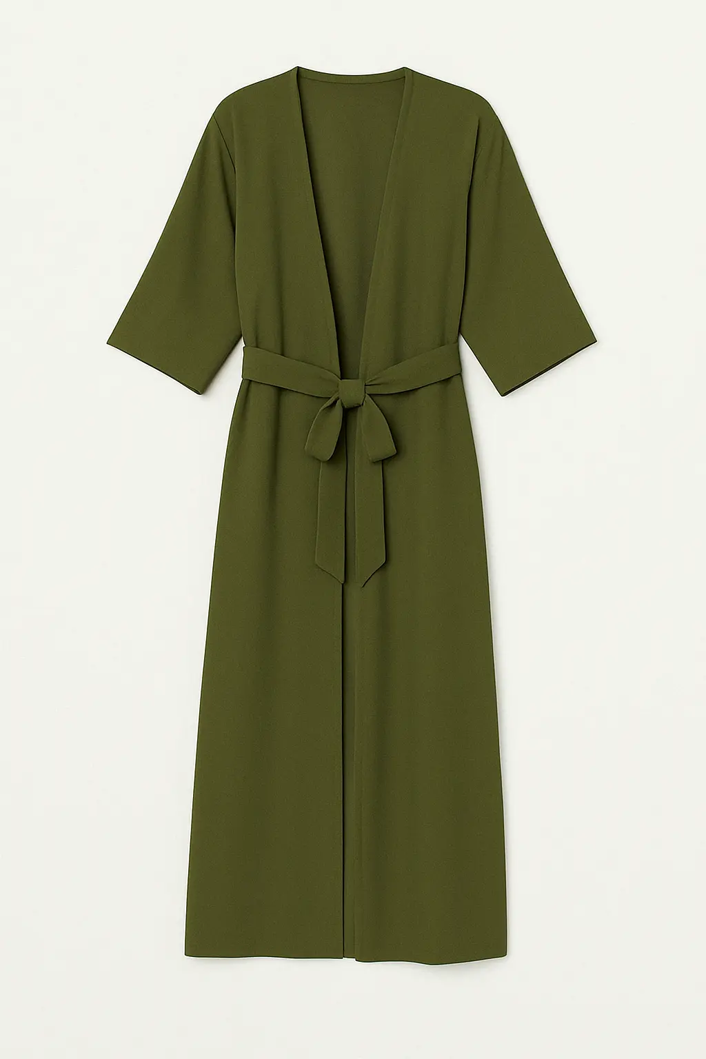 Kimono copricostume in georgette con fusciacca - Image 6