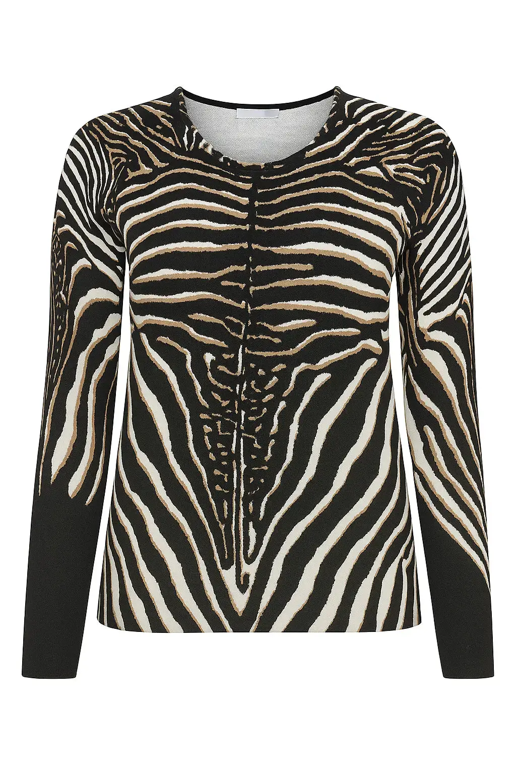 Maglia girocollo stampata