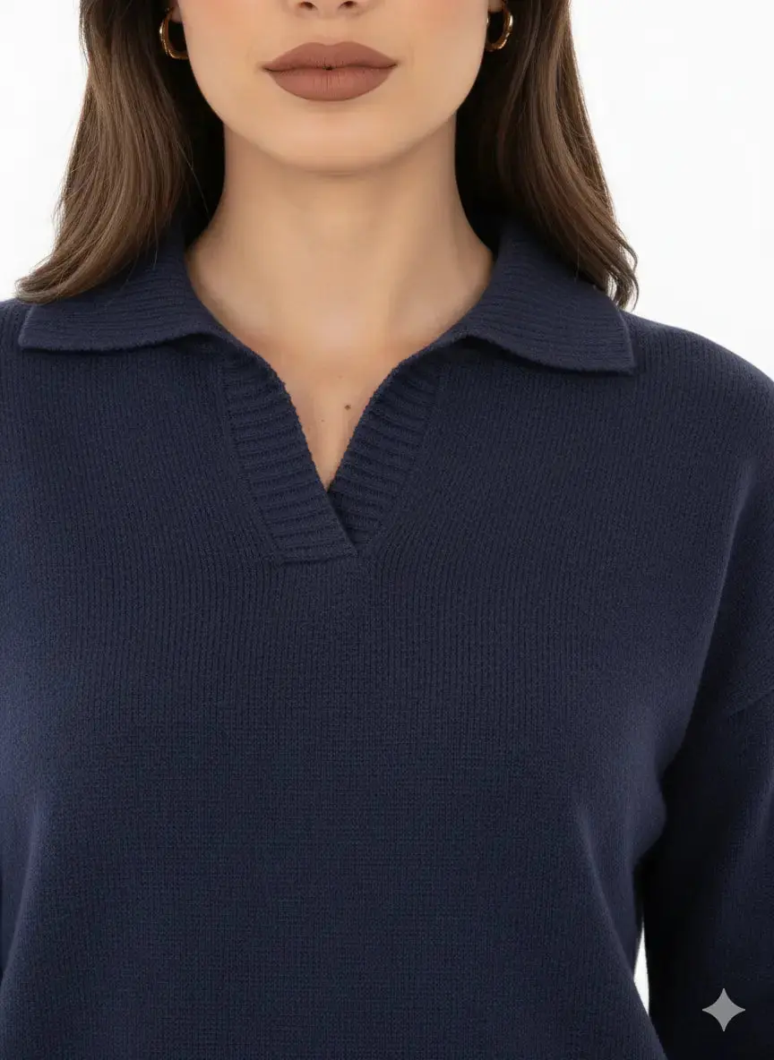 Maglia polo in tinta unita - Image 4