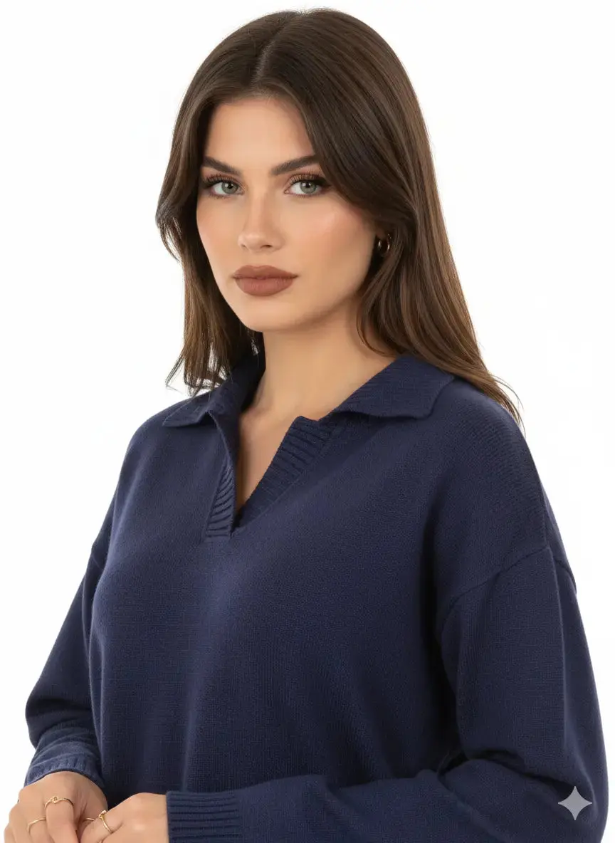 Maglia polo in tinta unita - Image 5