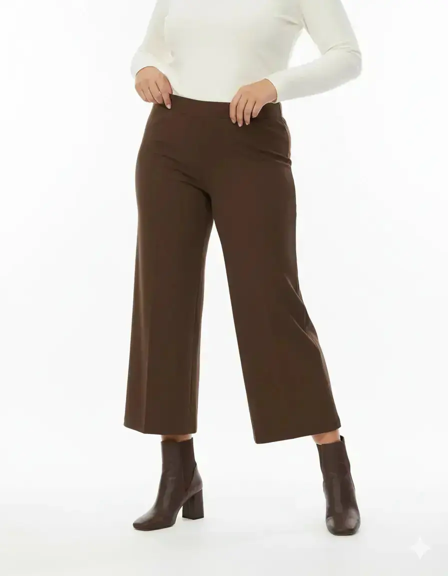 Pantalone cropped con bustino elastico - Comfy® - Image 12