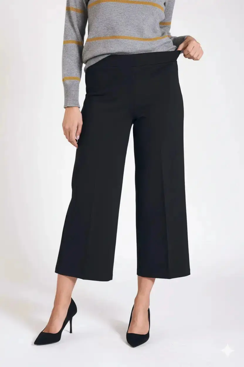Pantalone cropped con bustino elastico - Comfy® - Image 2