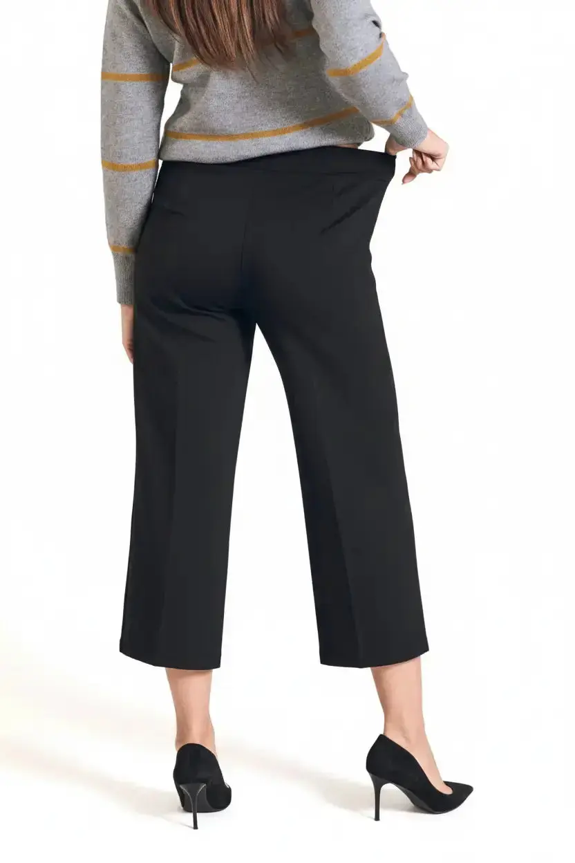 Pantalone cropped con bustino elastico - Comfy® - Image 3