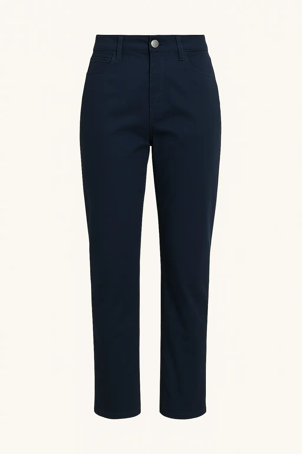Pantalone fit slim  5 tasche  in cotone stretch - Image 6