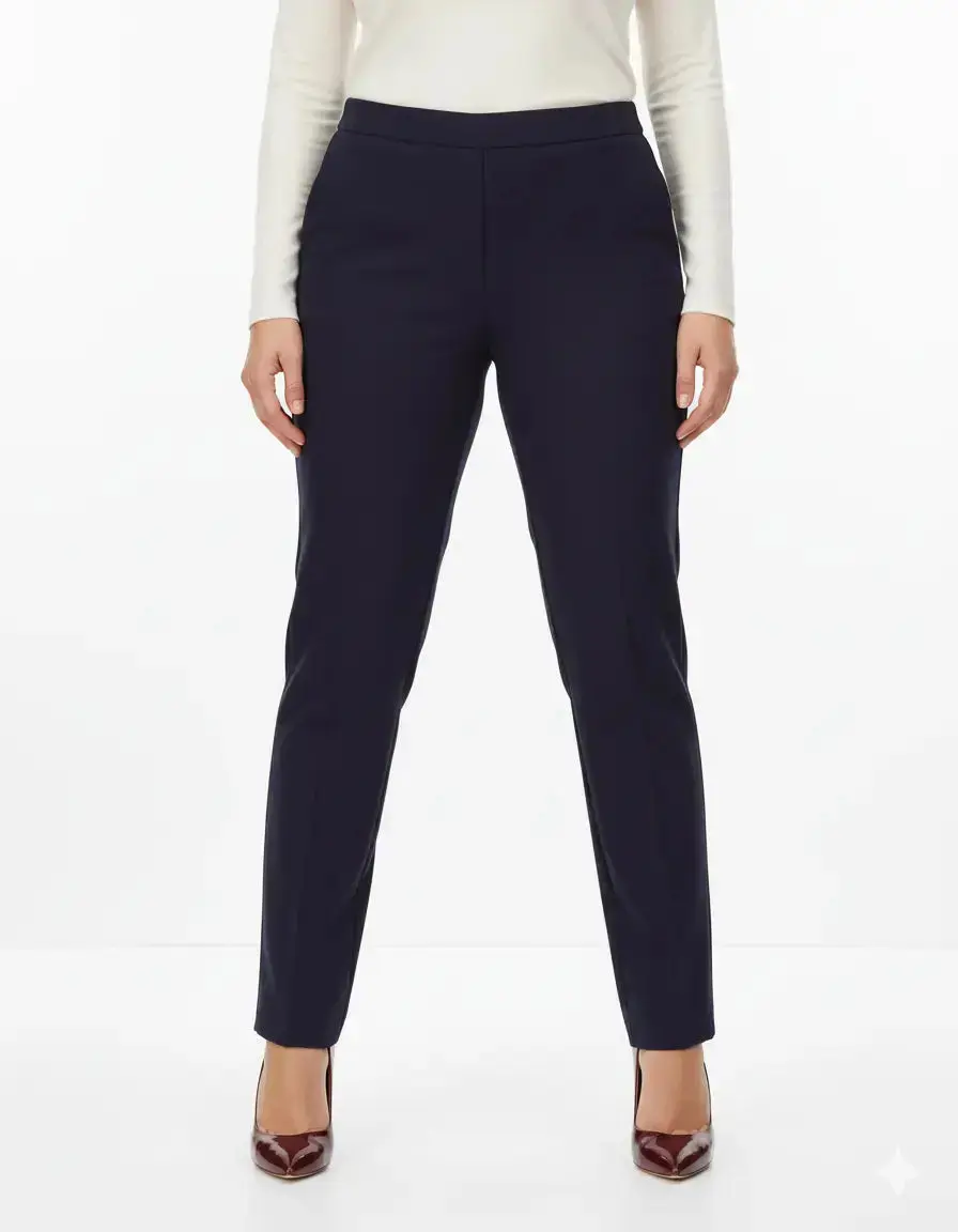 Pantalone gamba dritta con bustino elastico - Comfy® - Image 10