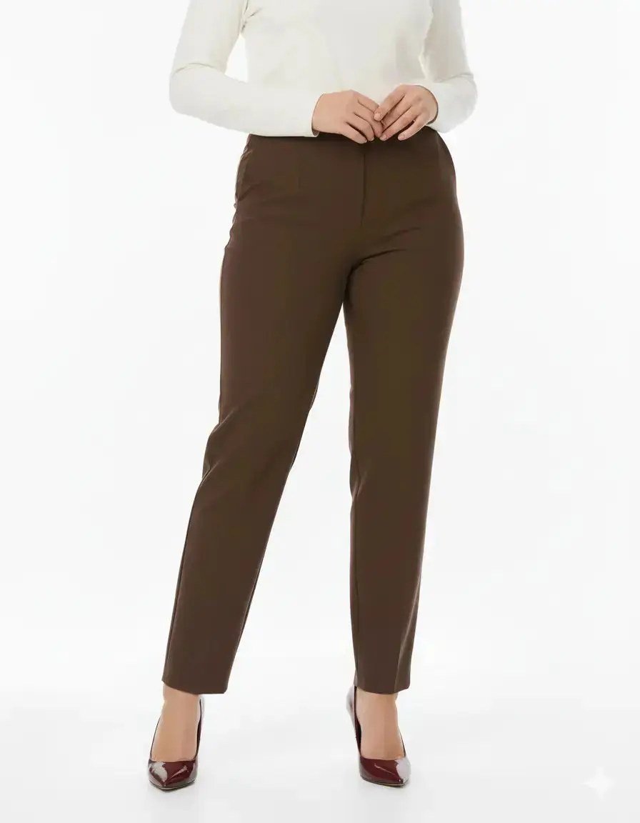 Pantalone gamba dritta con bustino elastico - Comfy® - Image 2