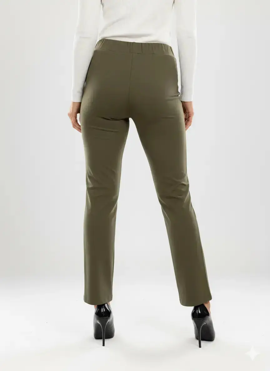 Pantalone gamba dritta con bustino elastico - Comfy® - Image 20