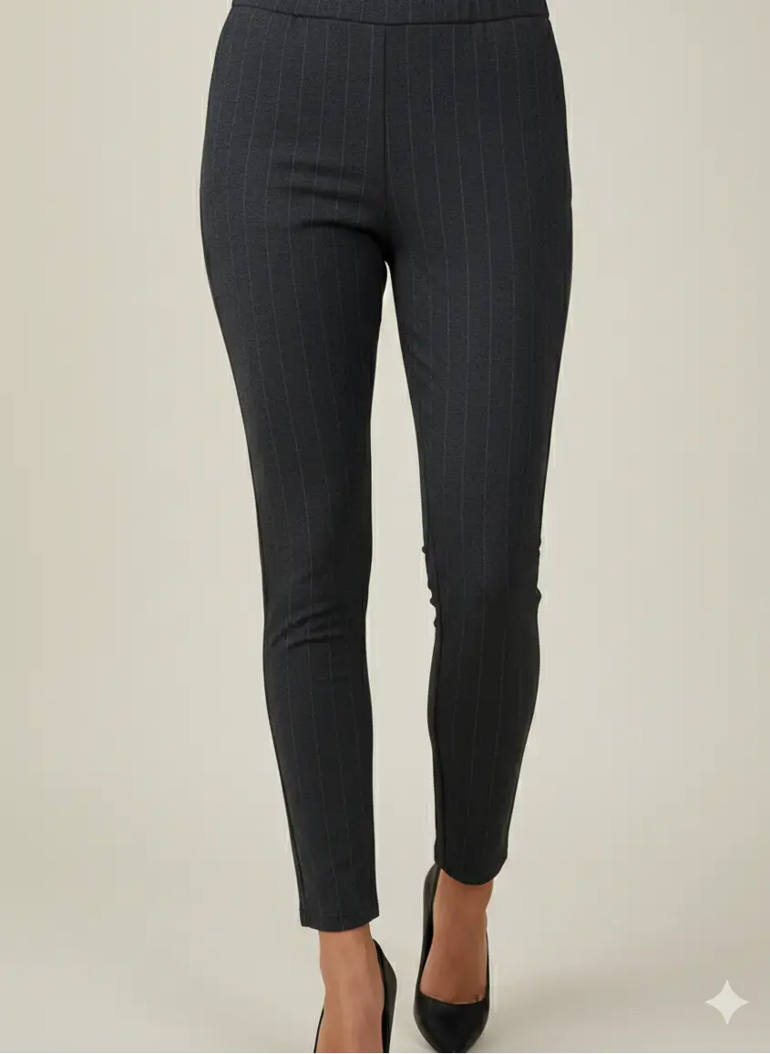 Pantalone gamba dritta spigato - Image 2