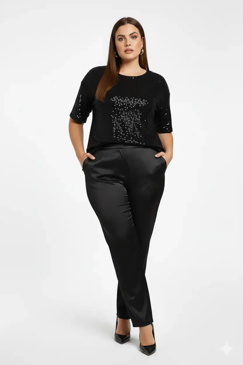 Pantalone in raso - Image 4