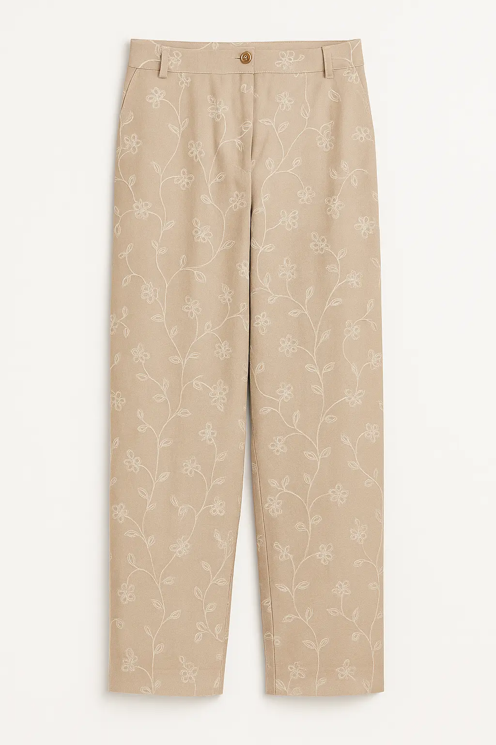 Pantalone tasca america in cotone ricamato - Image 2