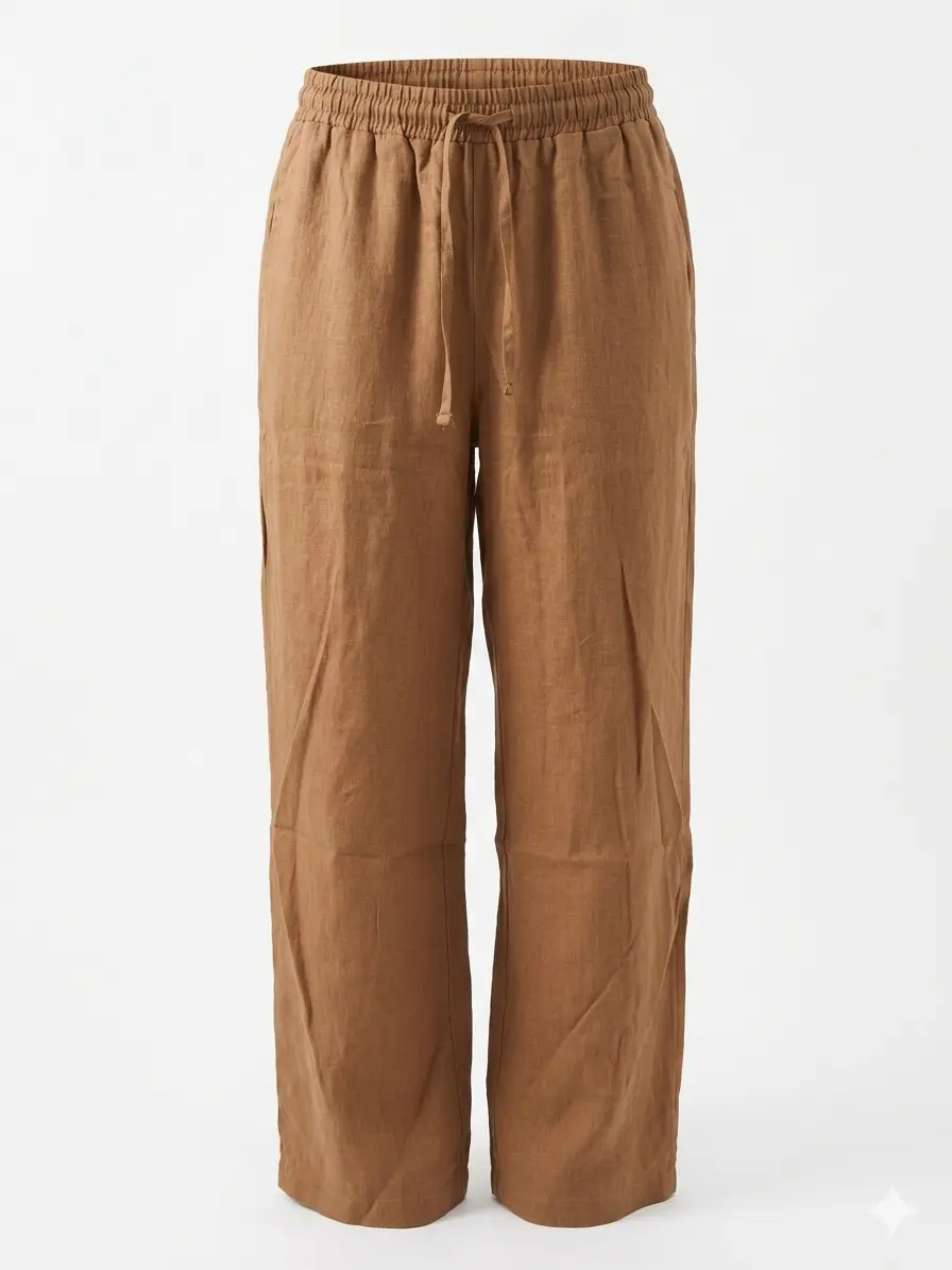 Pantaloni 100% lino