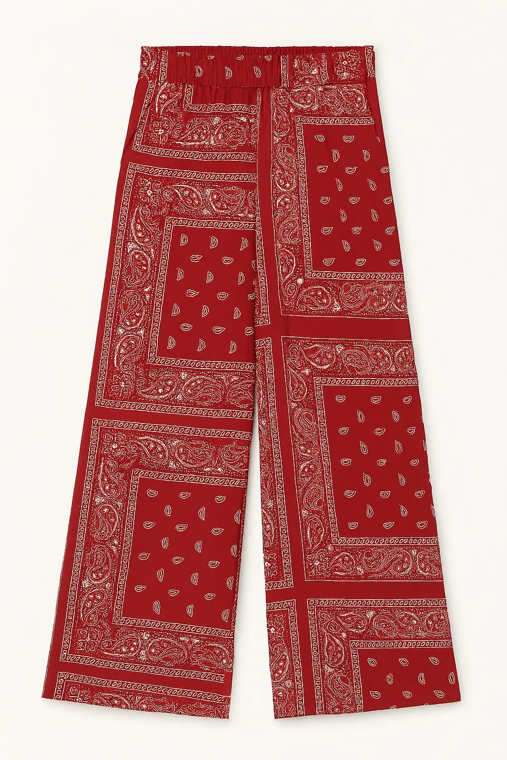 Pantaloni ampi con stampa bandana - Image 3