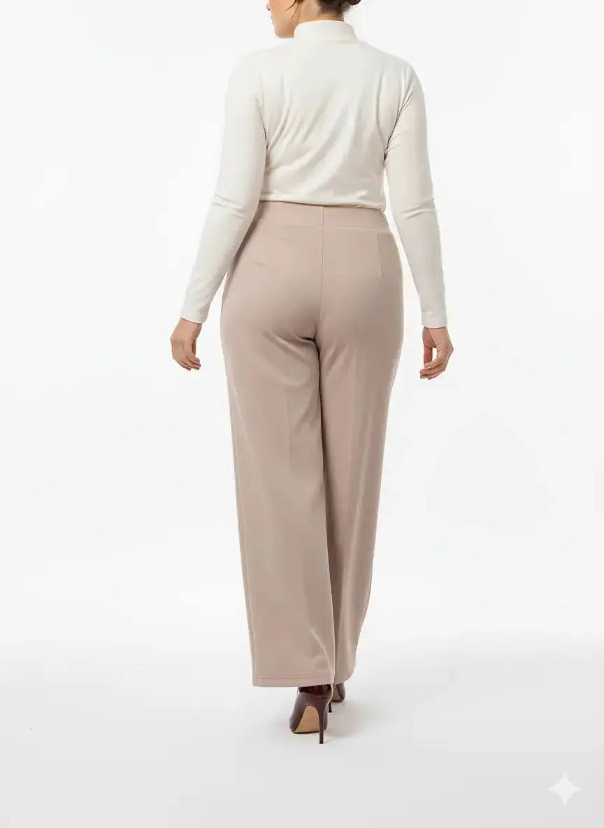 Pantalone palazzo con bustino elastico - Comfy® - Image 19