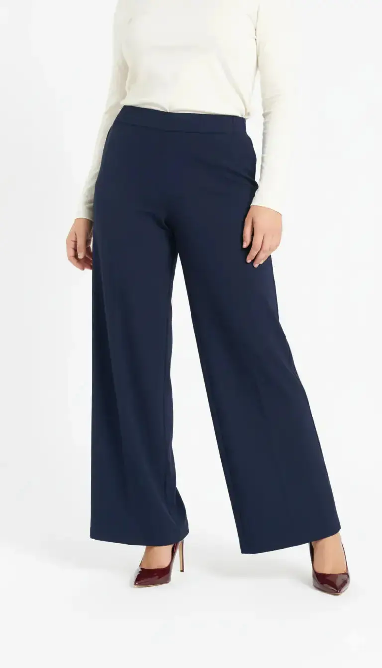 Pantalone palazzo con bustino elastico - Comfy® - Image 6