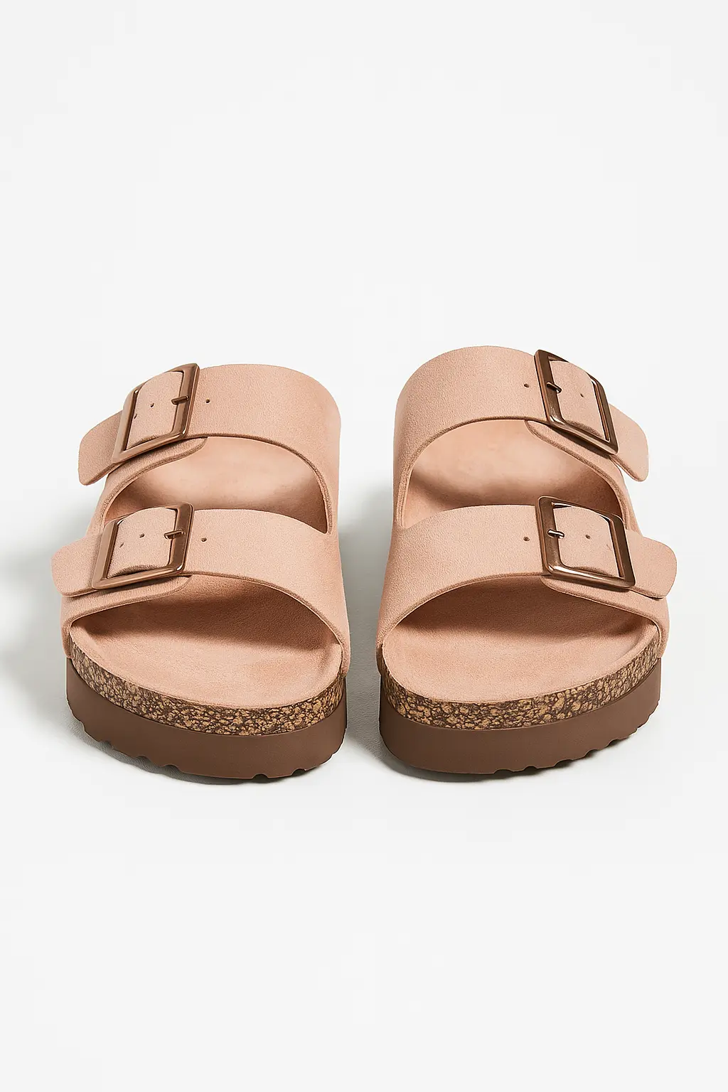 Sandalo con para alta in suede con doppia fibbia - Image 6