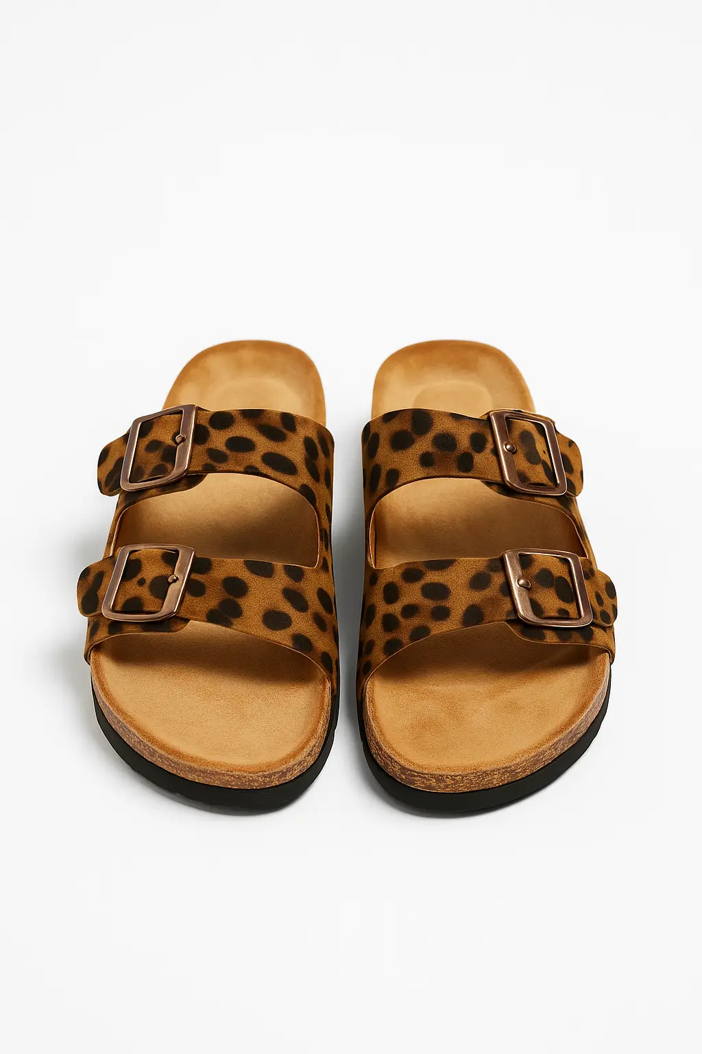 Sandalo in suede con doppia fibbia - Image 7