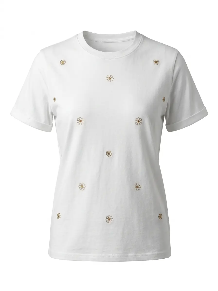 T-Shirt con Margherite - Image 4