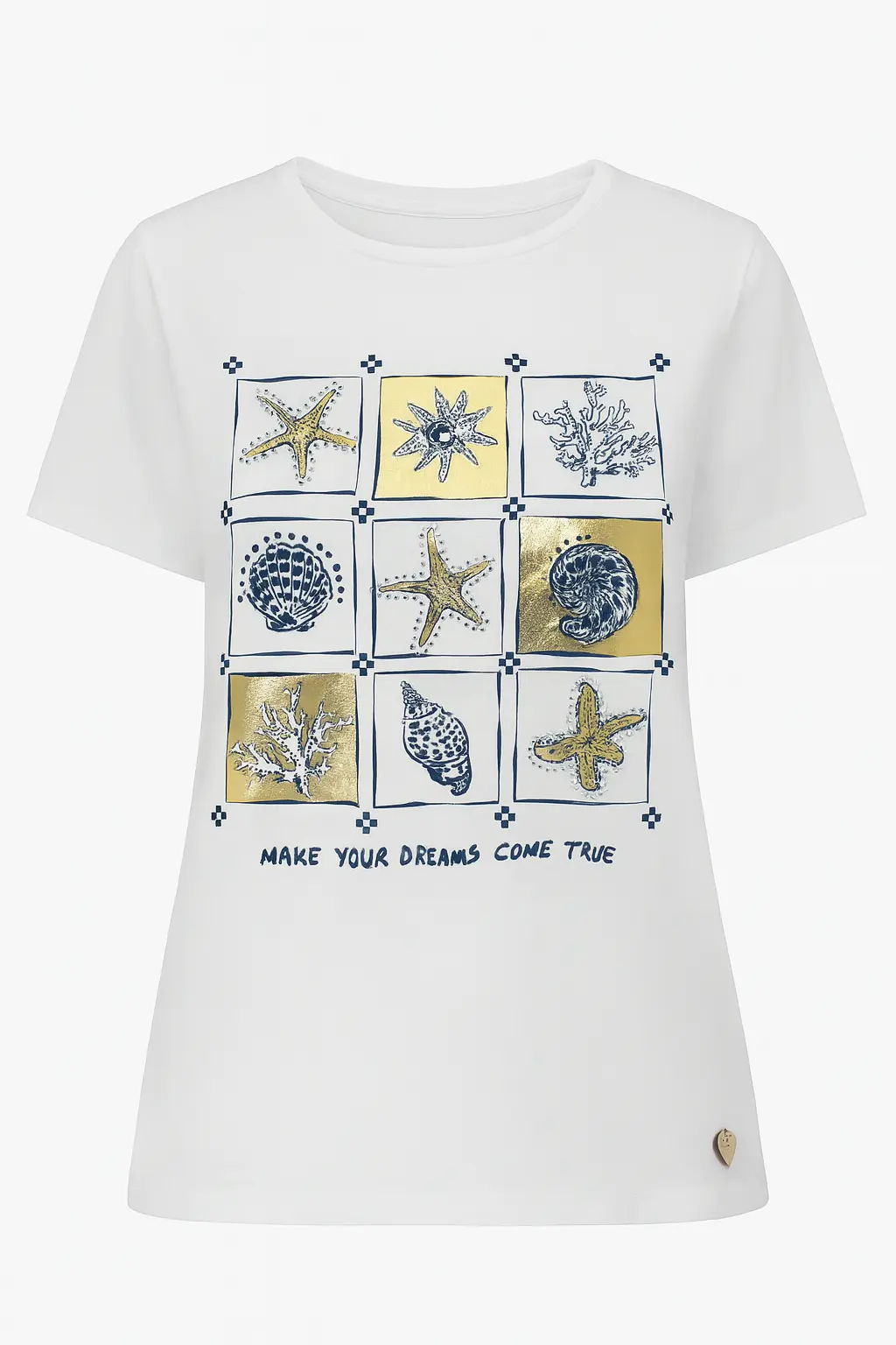 T-shirt in jersey di cotone con stampa - Image 2