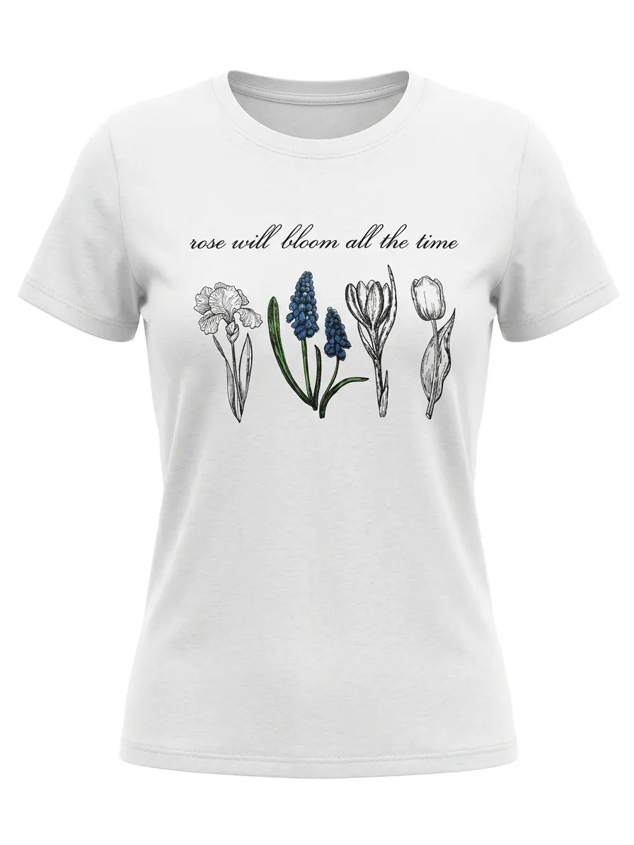 T-Shirt Rose Will Bloom - Image 4