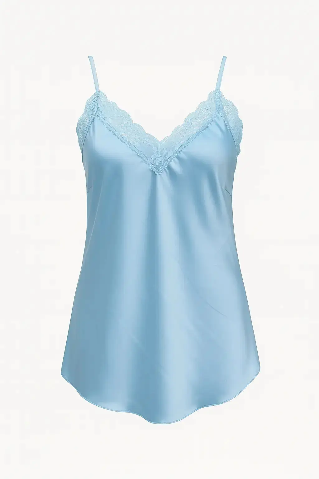 Top scollo a V con inserti in pizzo a tono - Image 23